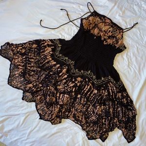 Boutique dress from New Orleans, Sumer dress, draw string spaghetti strap